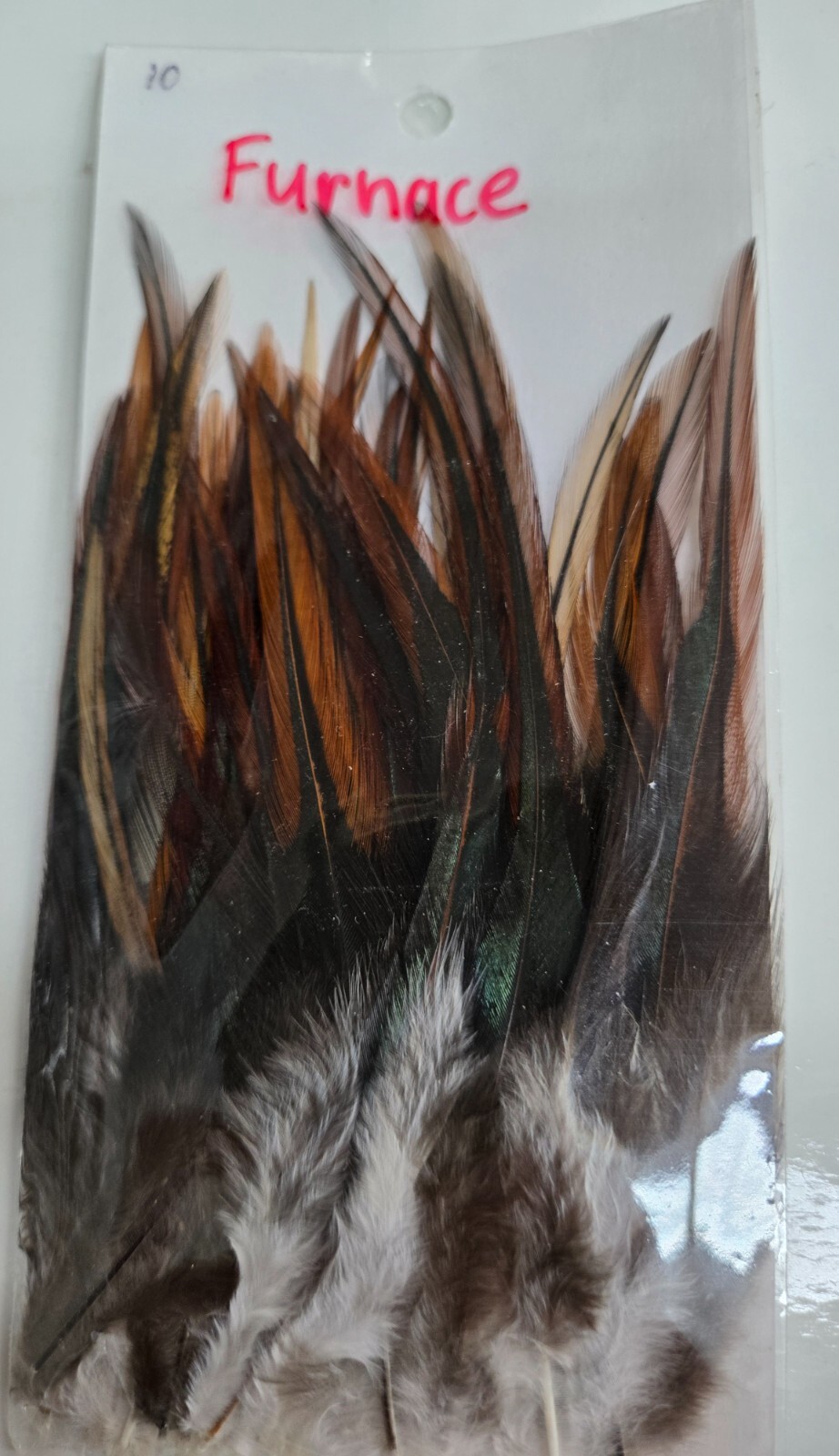 50 Feathers" SELECT SADDLES "Size 4"- 5" top  Nat. Furnace