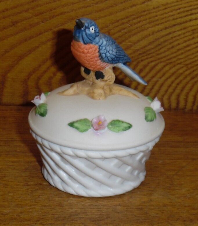 Lefton China 2575 Bird Trinket Box