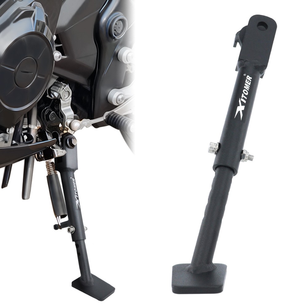 Fit For Yamaha MT-03 2016-2024 CNC Steel Kick Stand Adjustable Sidestand Mount
