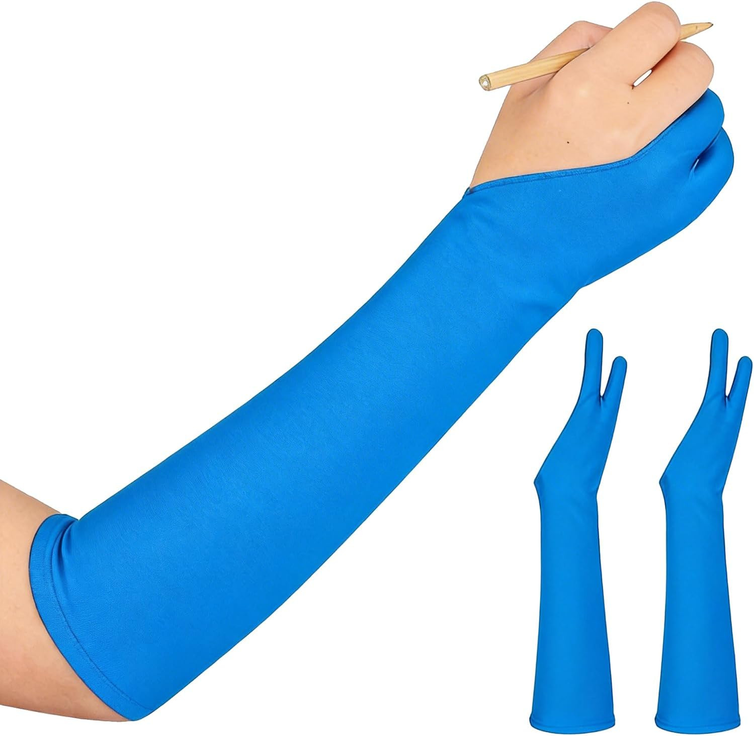 2 Pcs Digital Drawing Glove, Long Two-Finger Glove for Sketching, Painting
