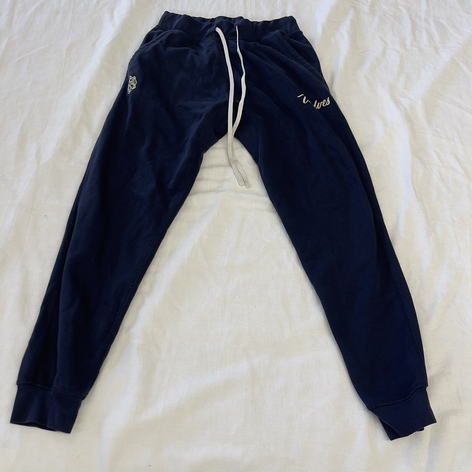 Memento Morí Sweatpants Unisex Sz M Wolves Blue Pockets 107 Of 1000