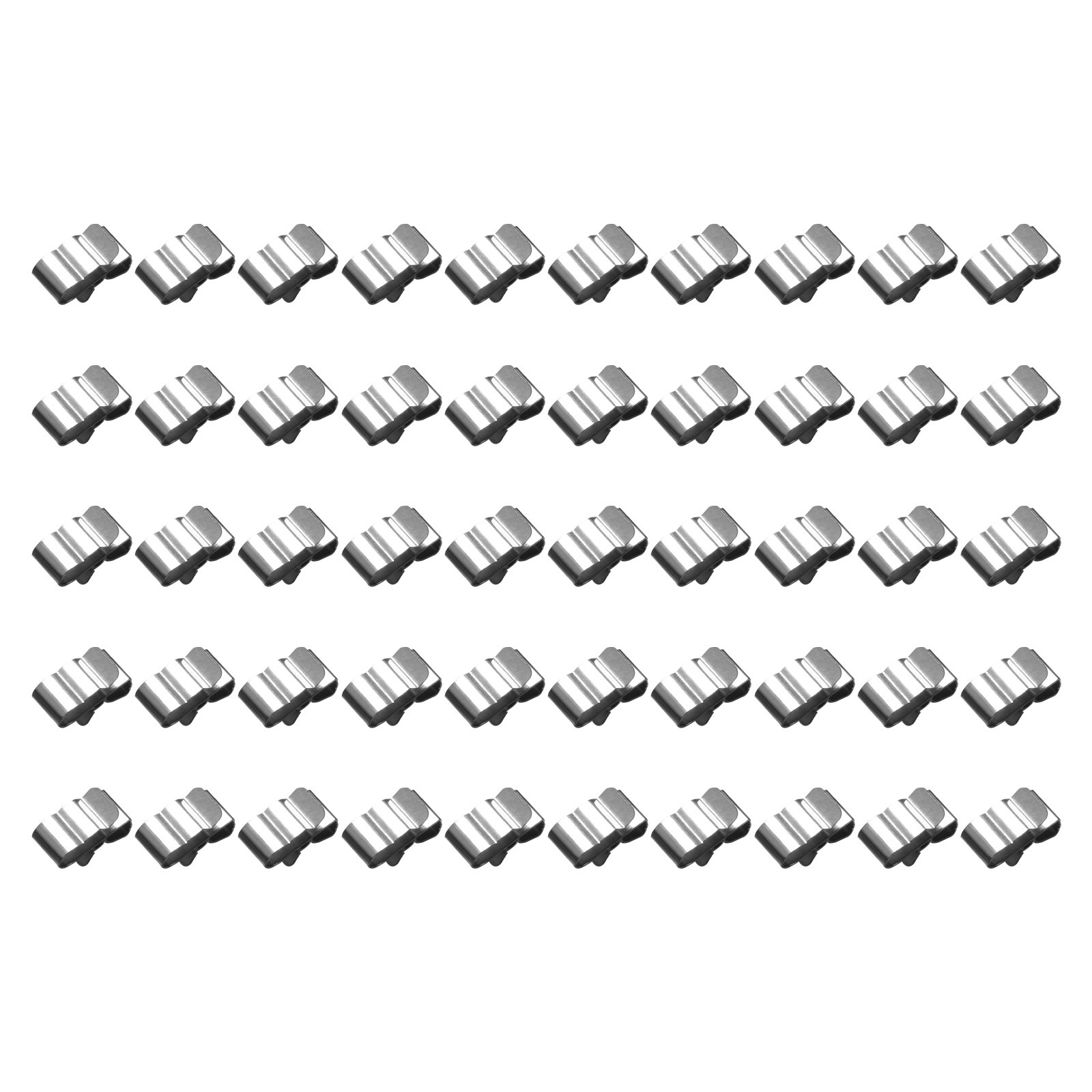 50 Pcs Solar PV Cable Clip 304 Stainless Steel Rustproof for Solar Panel System