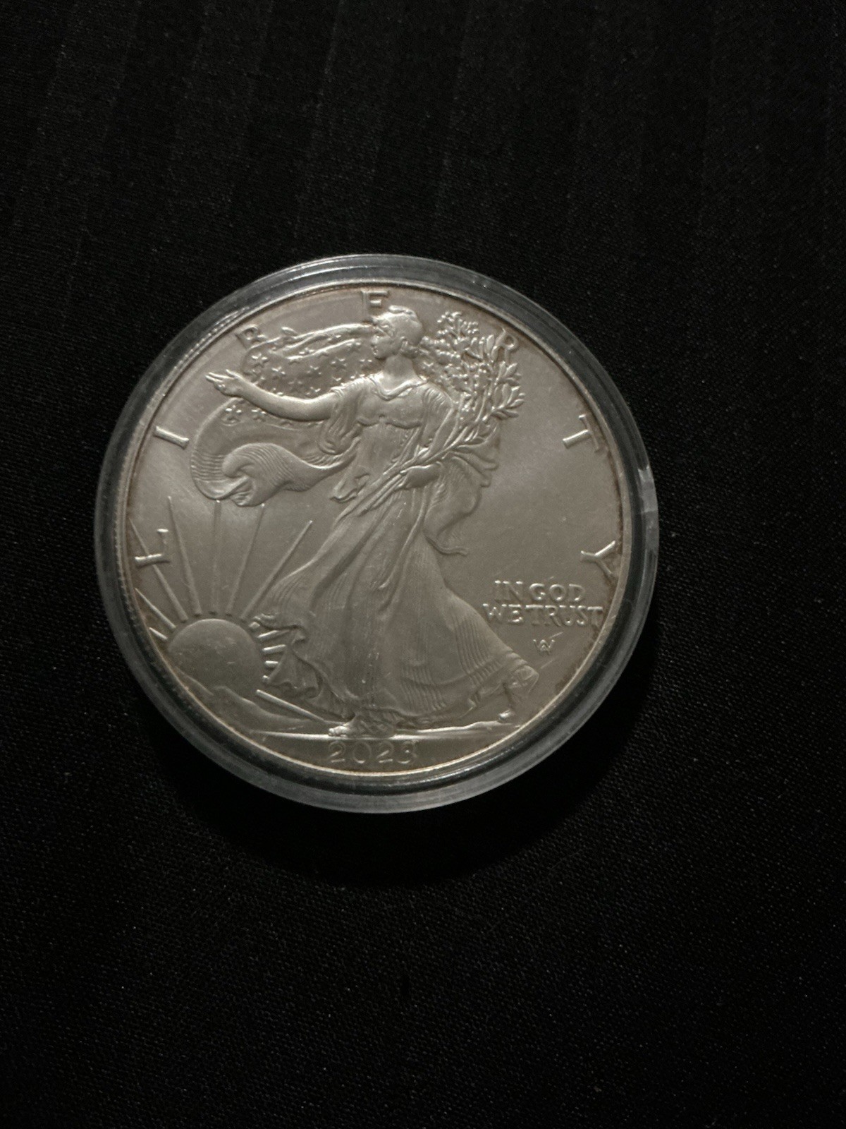 2023 Walking Liberty Silver  Dollar.. 1 o/z Of   .999  Fine Silver Nm