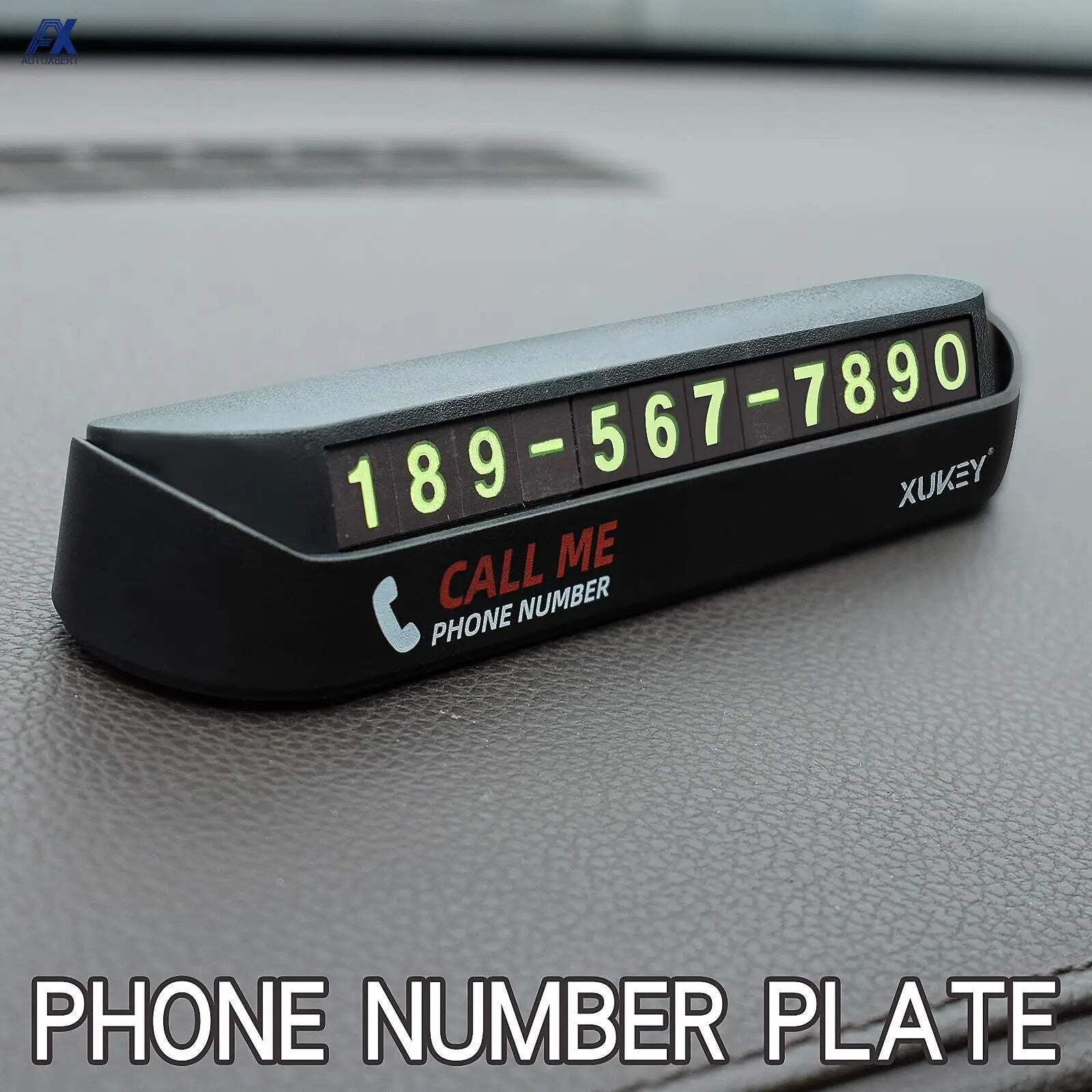 Car Styling Temporary Parking Card Phone Number Card Plate Telephone Number Car