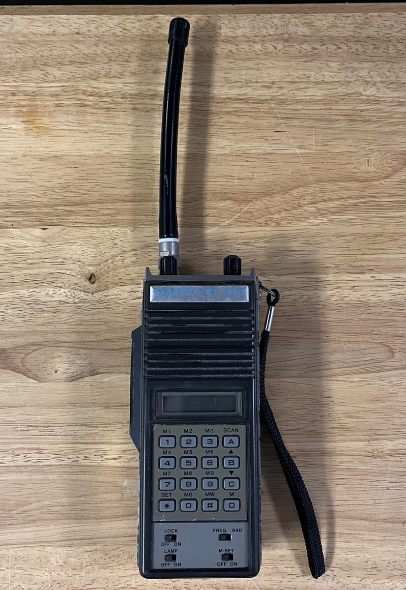 Narco HT 830 Tranceiver Navigation Nav Com UNTESTED