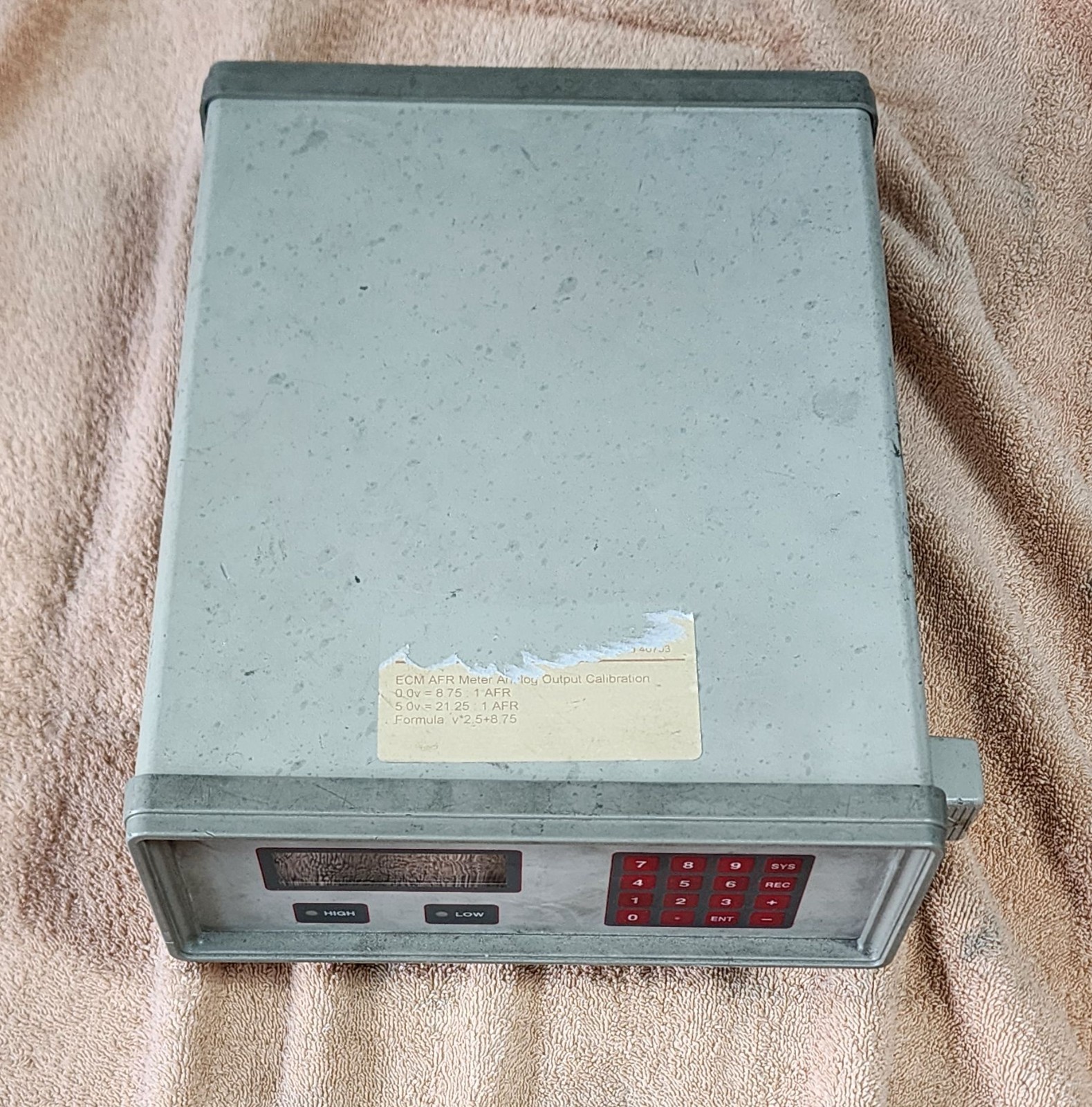ECM AFRecorder 2400G AFR lambda wideband meter w RPM ignition spark timing MAP