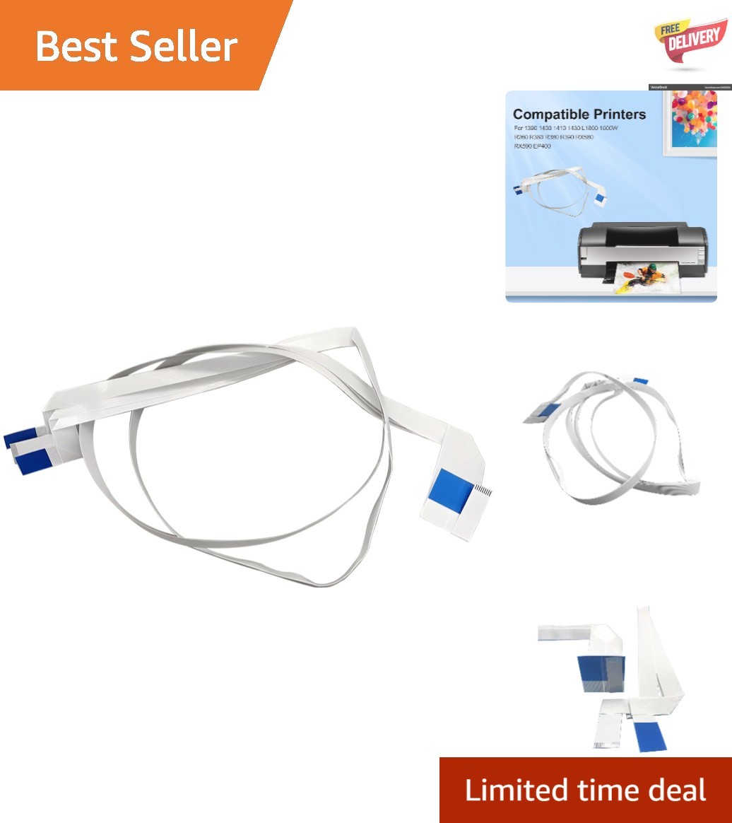 Print Head Cable for Epson 1390 1400 1410 1430 L1800 - Restore Quality