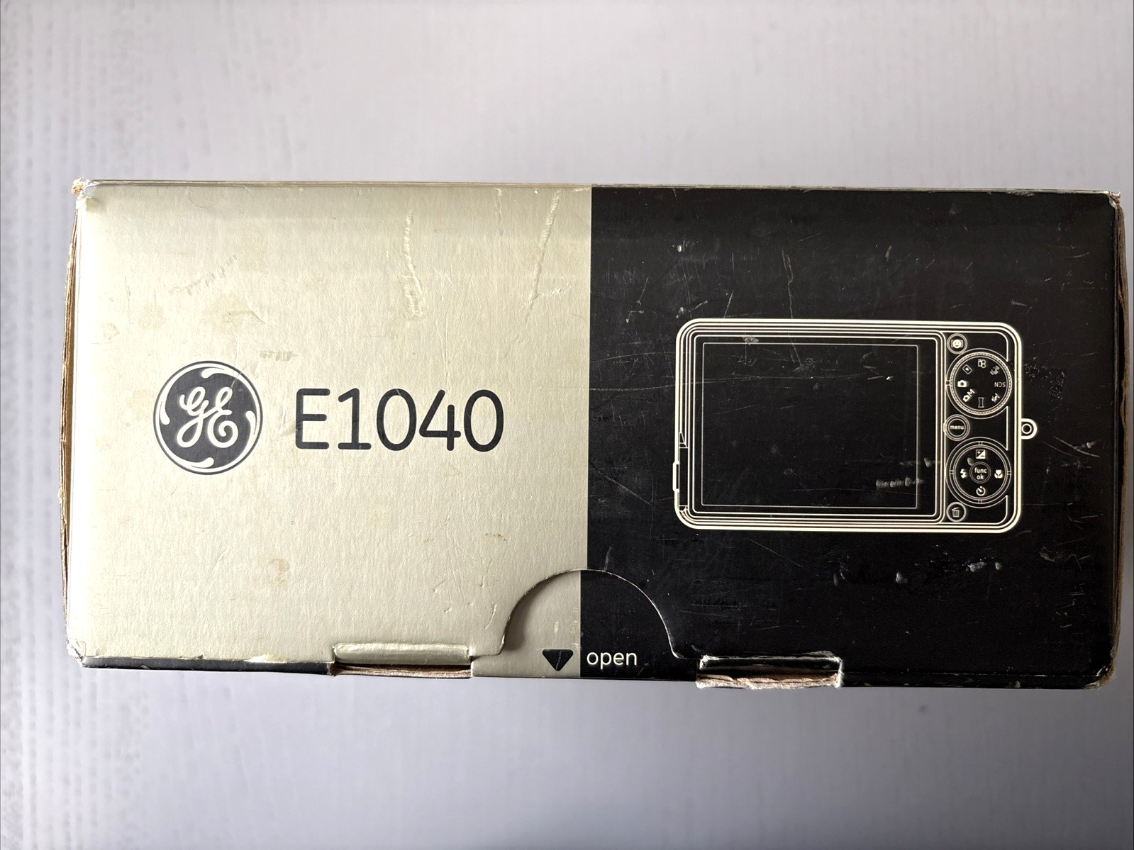GE - E1040 Camera Box, Quick-Start Guide & Power Cord - NO CAMERA - Fast Ship