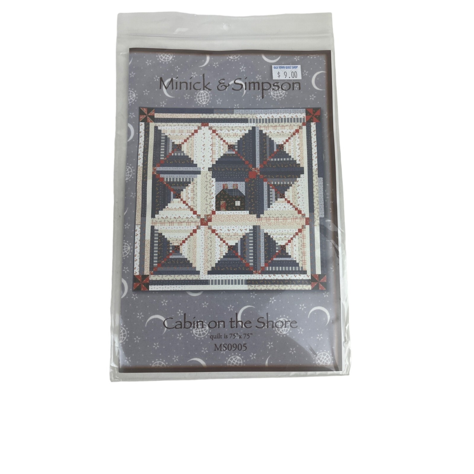 Monica & Simpson Quilt Pattern Cabin On The Shore 75" x 75" Craft Crafting Sew
