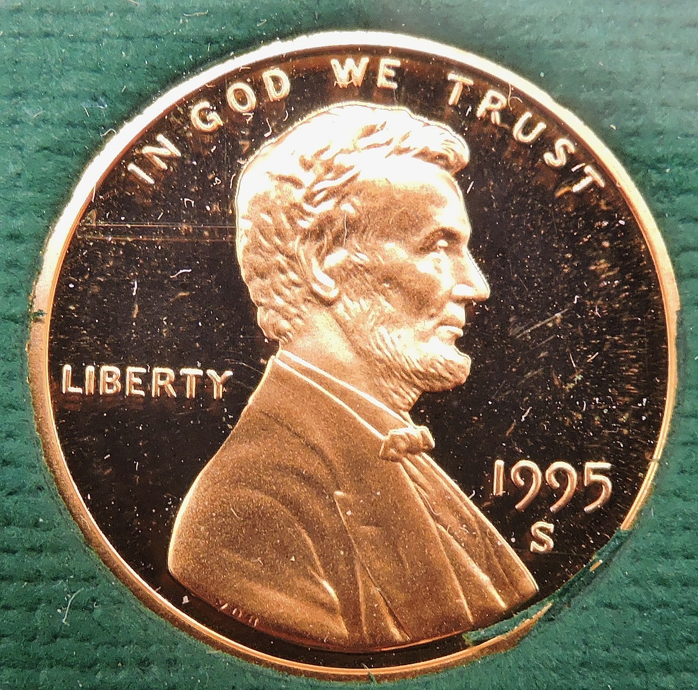 1995 S Proof Lincoln Memorial Cent