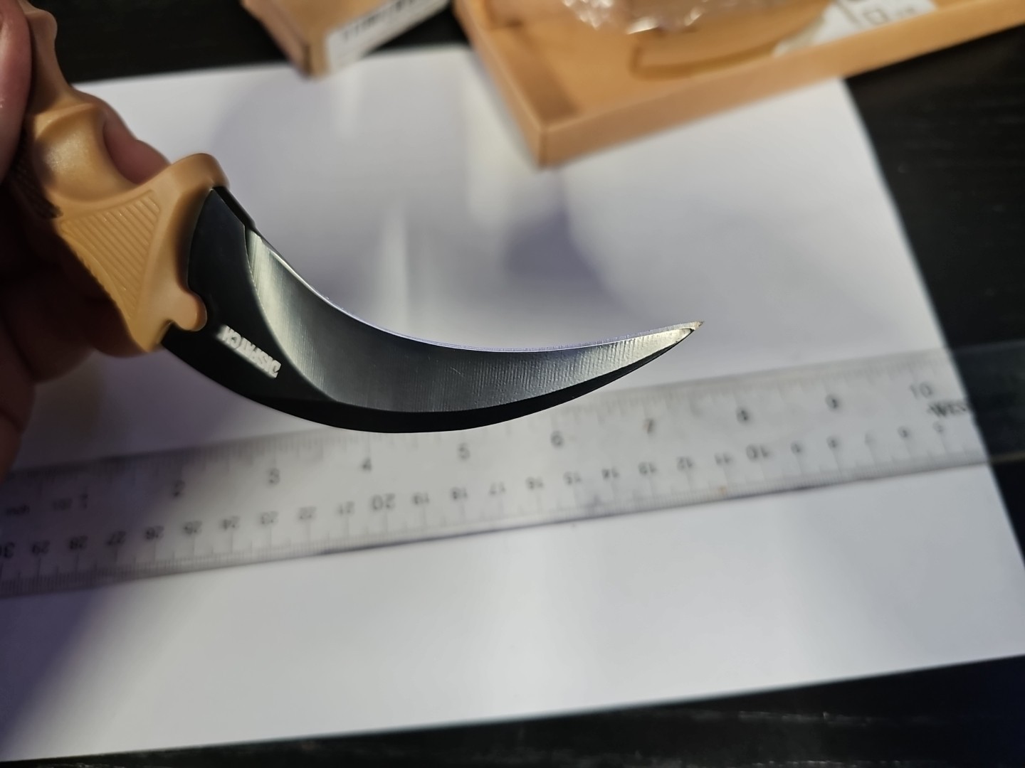 Dispatch Karambit Tactical Combat Knife Fixed Blade W/ Sheath