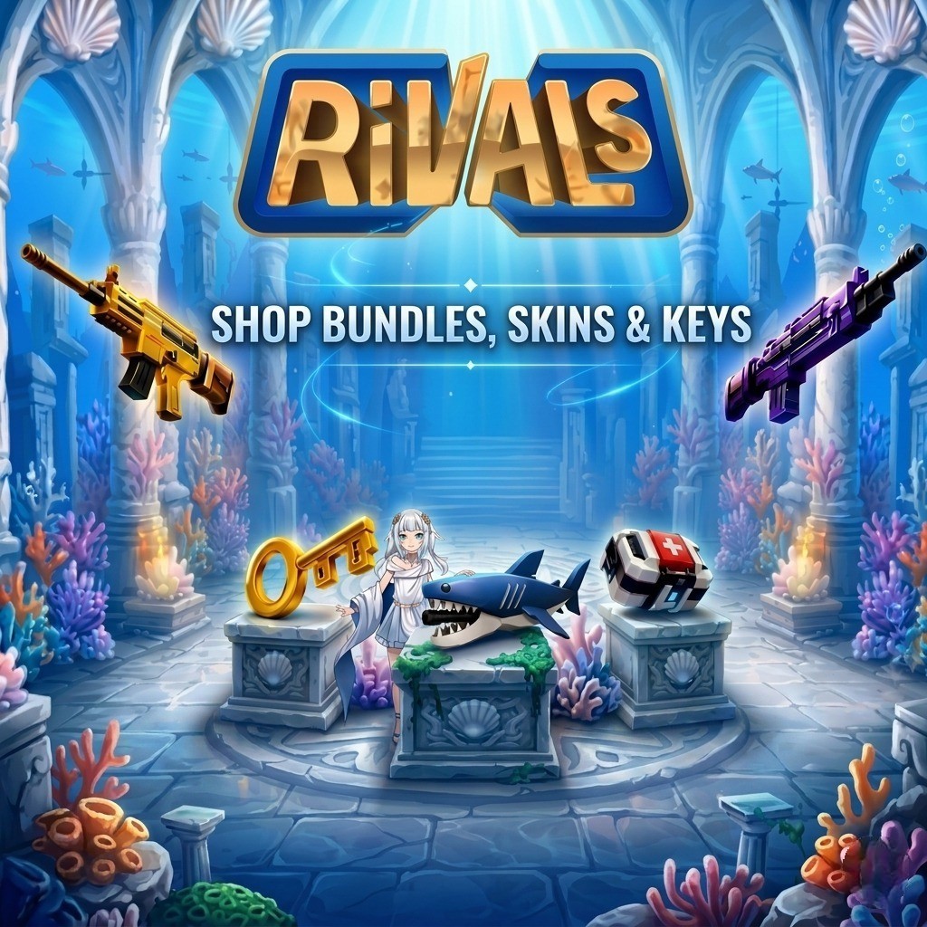 🦈🌊🔱 Roblox Rivals (Weapon Bundles, Skins, Crates, & Keys) 🦈🌊🔱