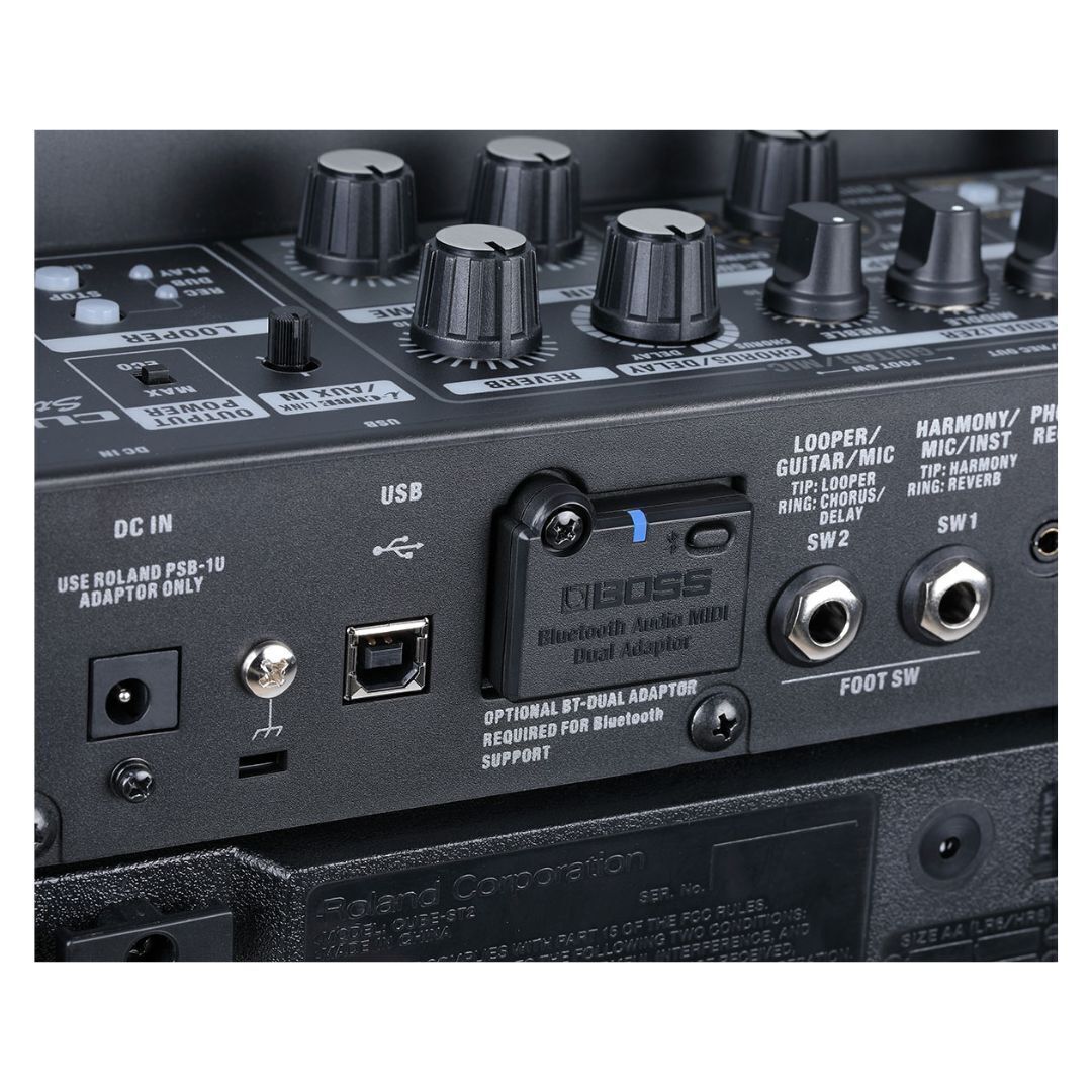 Boss Compact Bluetooth Audio MIDI Dual Adapter with Wireless Connectivity