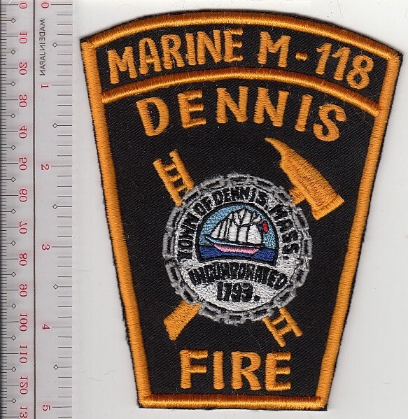 Fire Boat Massachusetts Dennis Fire Department Marine Fire Boat M 118 NO TARIFF