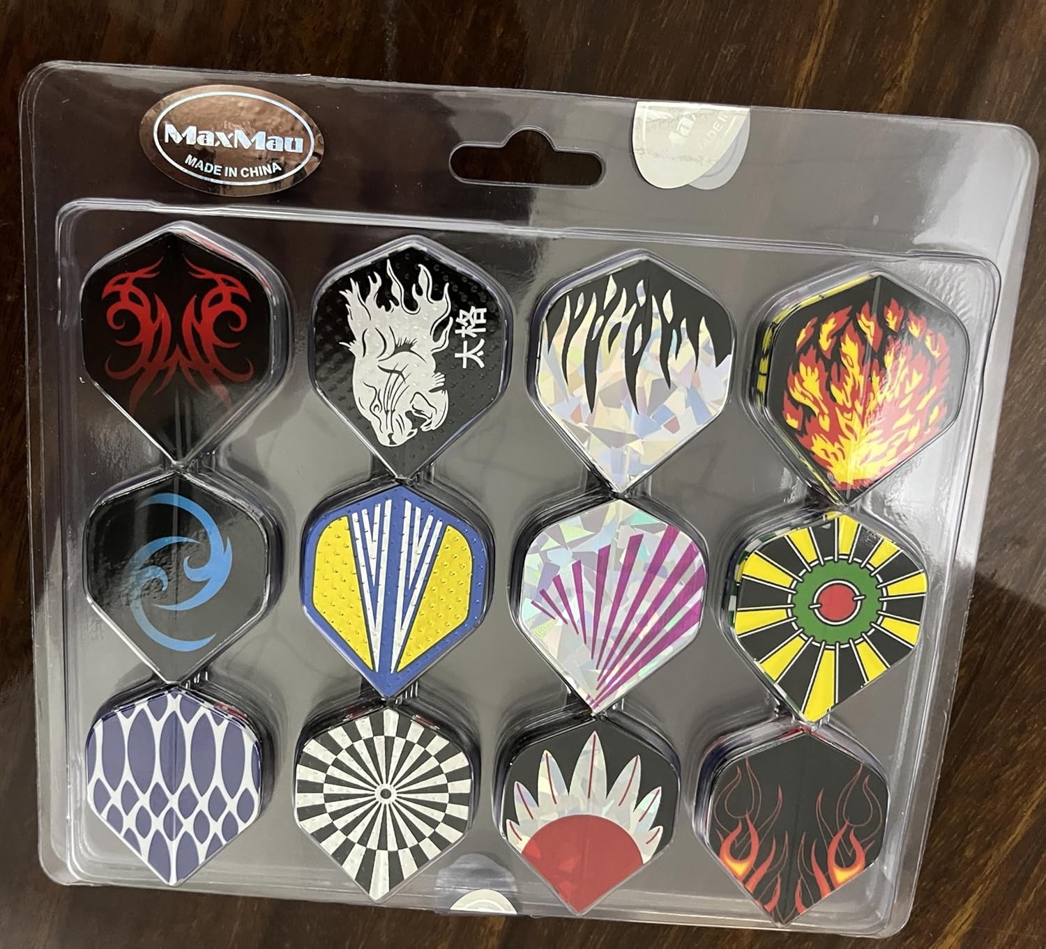 MaxMau Dart Flights,144 pcs Standard Shape Professional Flight One Size