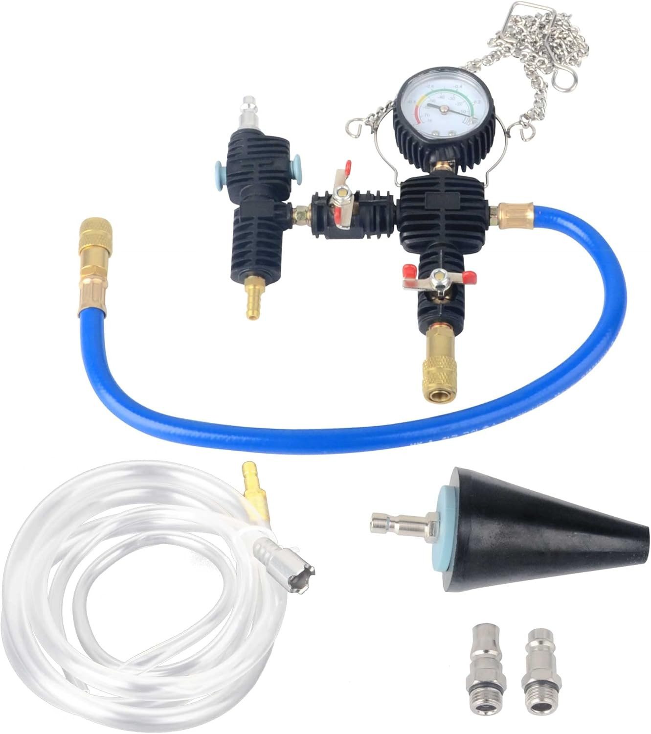Radiator Cooling System Vacuum Purge Coolant Refill Tool Kit Set Universal Tool
