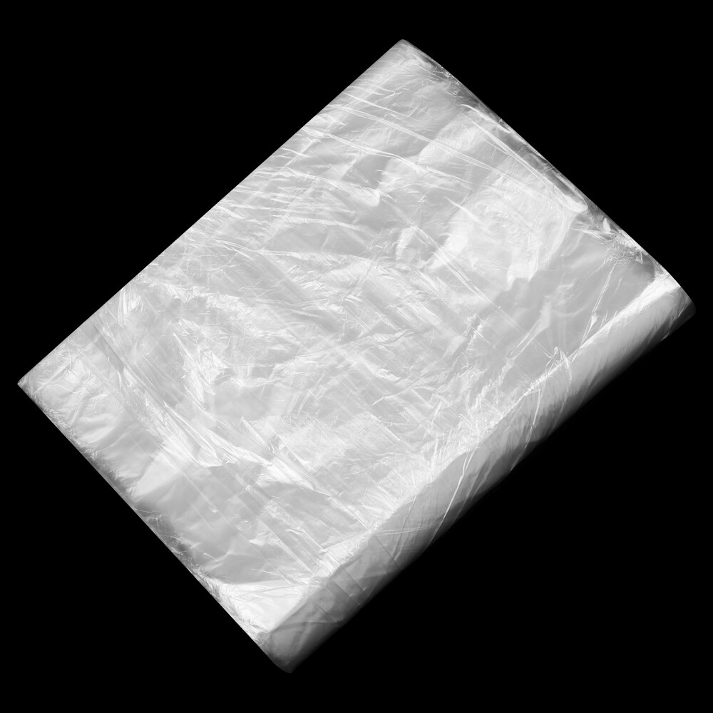 100 Pcs Disposable Plastic Bed Cover 35.4"x70.8" For Spa Massage Tattoos Bed
