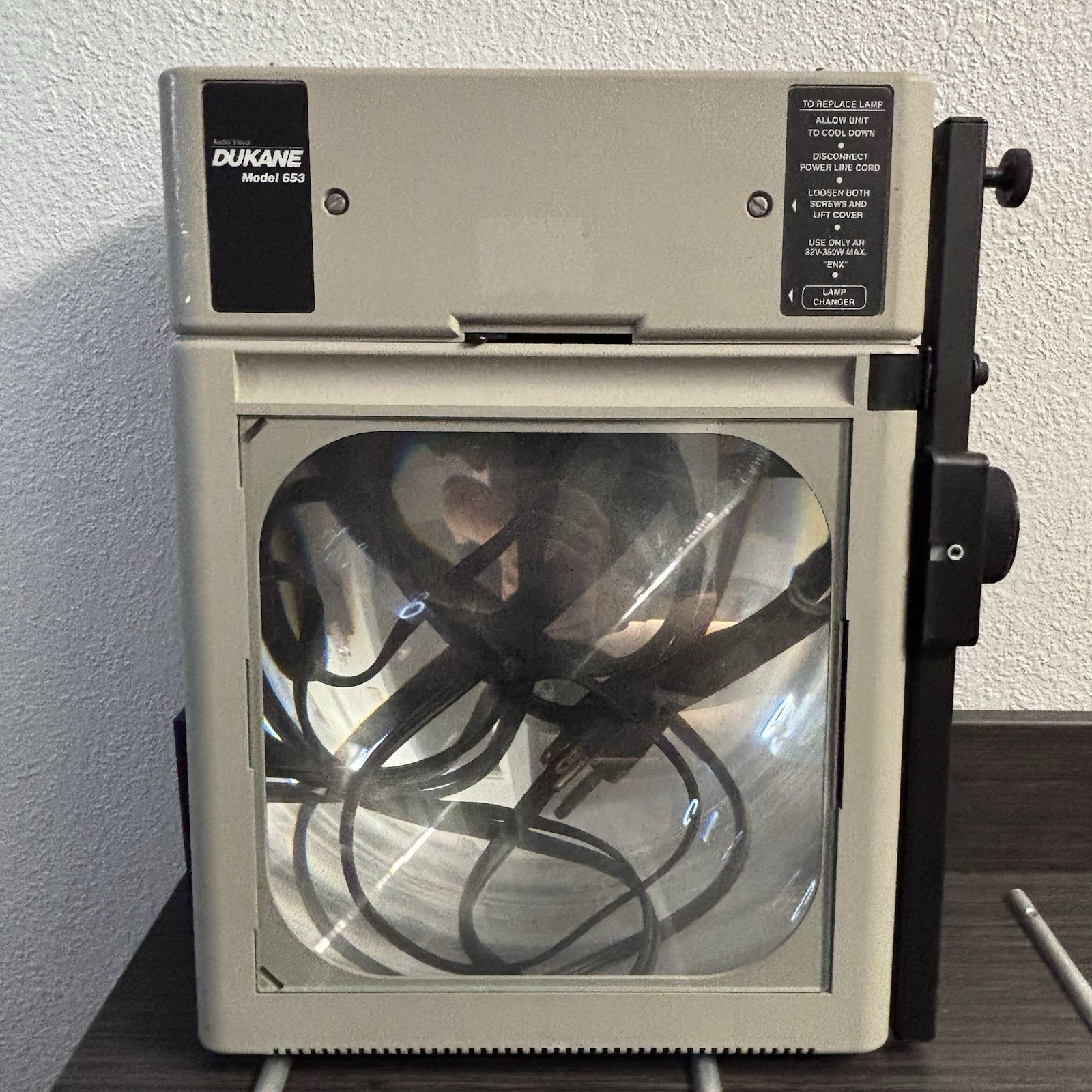 DUKANE 653 VINTAGE Overhead Transparency Projector MODEL: 28A653A