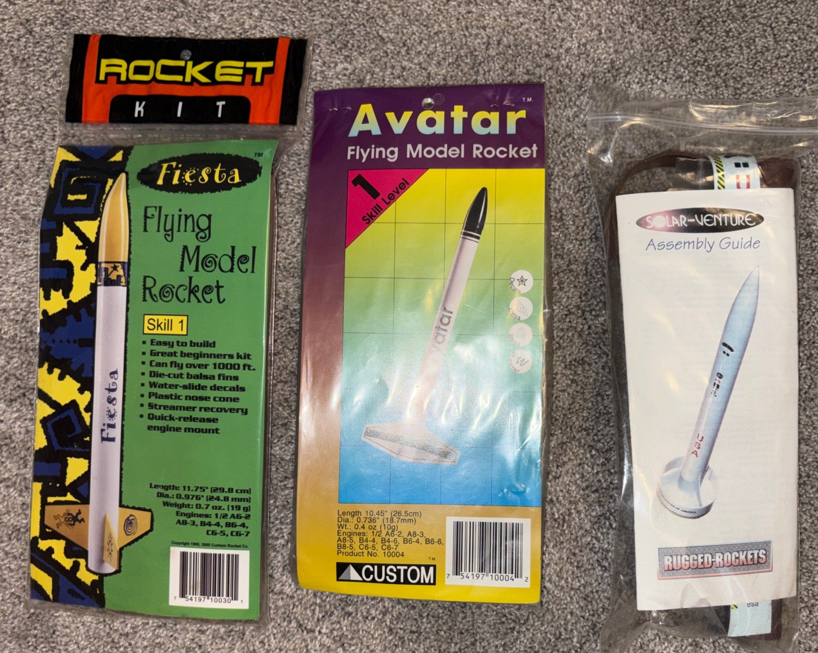 model rockets kits (lot Of 21)