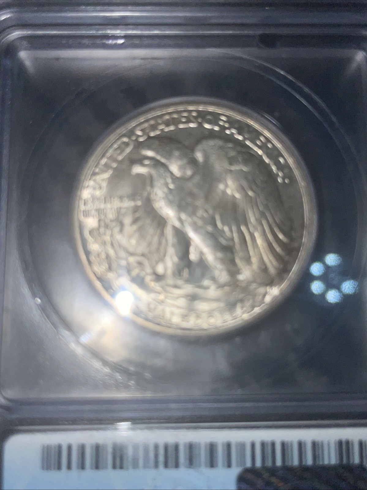 1946-D Walking Liberty Half Dollar 50c ICG MS65 +