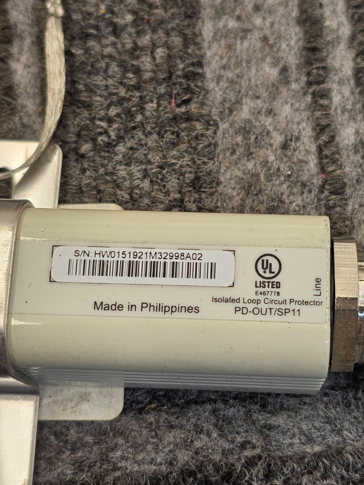 Axis 5801-641-01 Ethernet Surge T8061 Protector Inline Network Lightning Protect