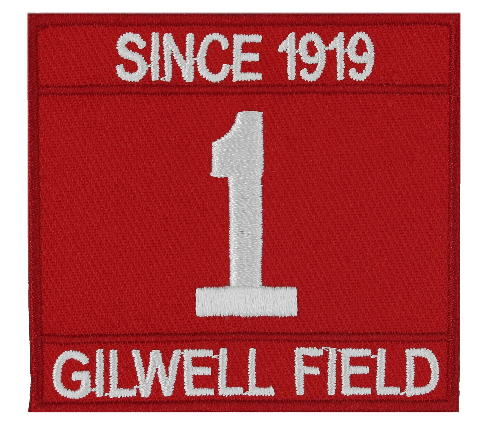 Novelty Scout Patch - Gilwell Field Since 1919 - Troop 1 Patch - HOOK-FASTENER