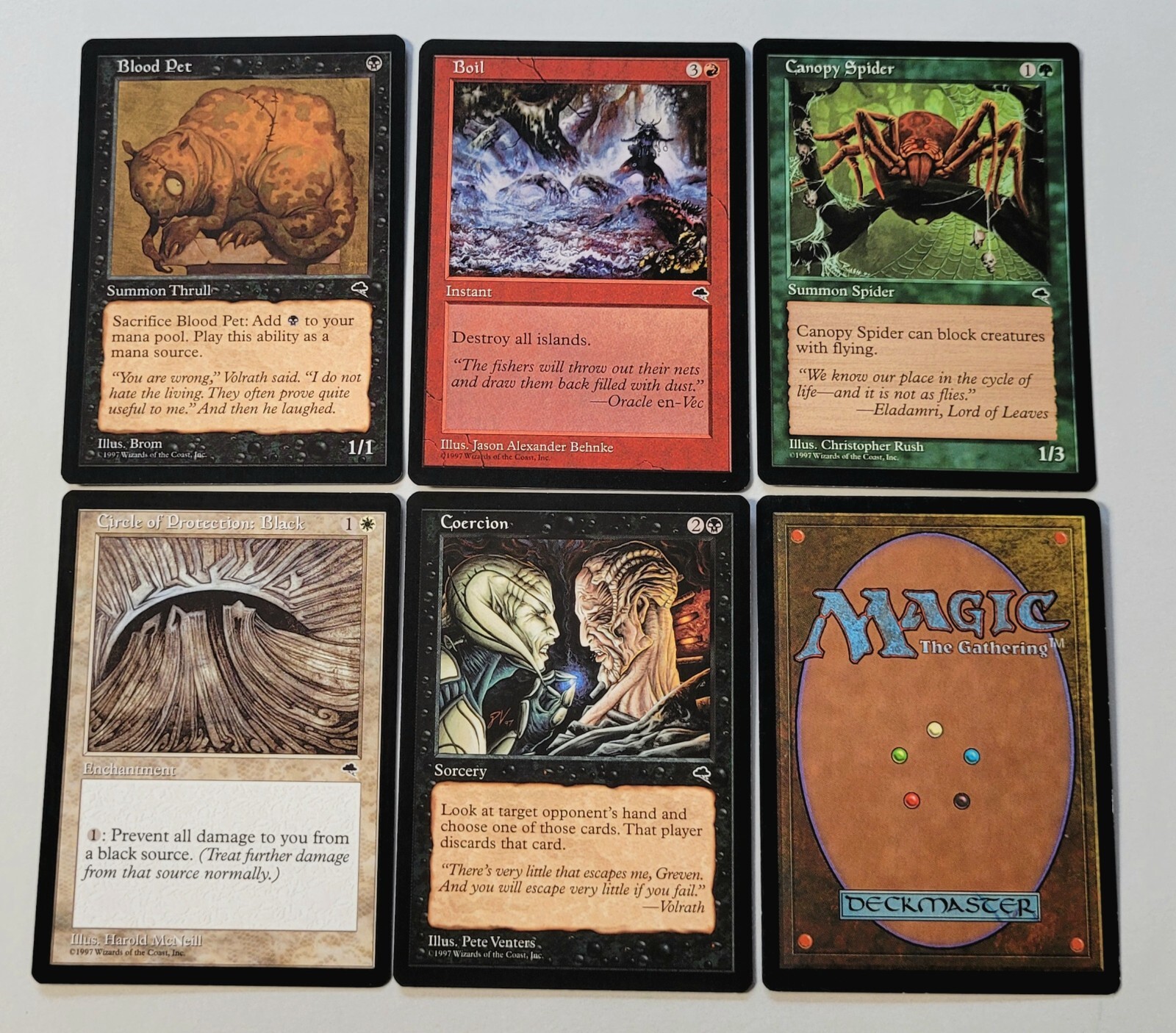 MTG Magic The Gathering: Tempest - U-pick/Complete Your Set