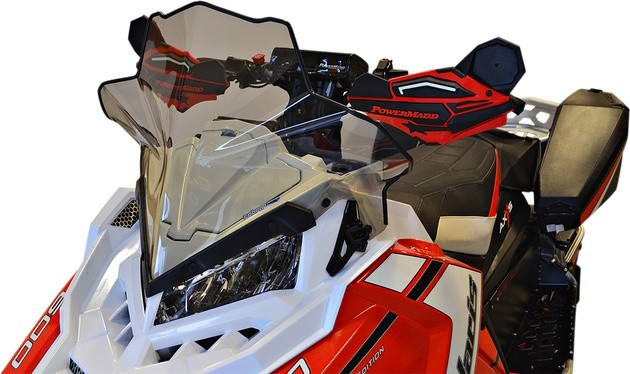 Powermadd Cobra Windshield Low 16" Smoke #11621 Polaris