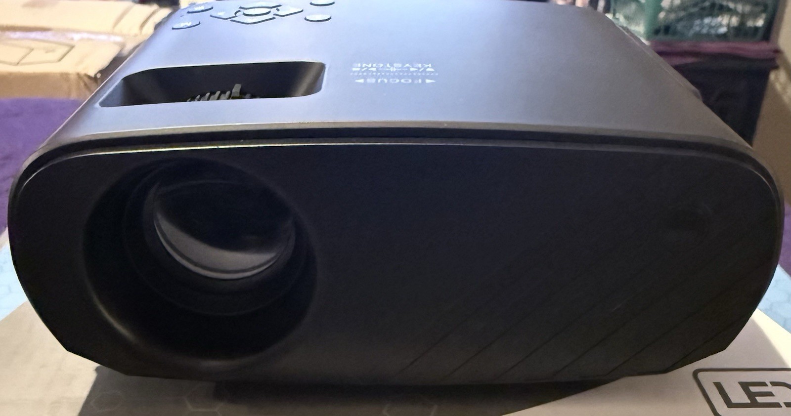 Elephas Mini Projector LED Portable Desktop Black HDMI AV