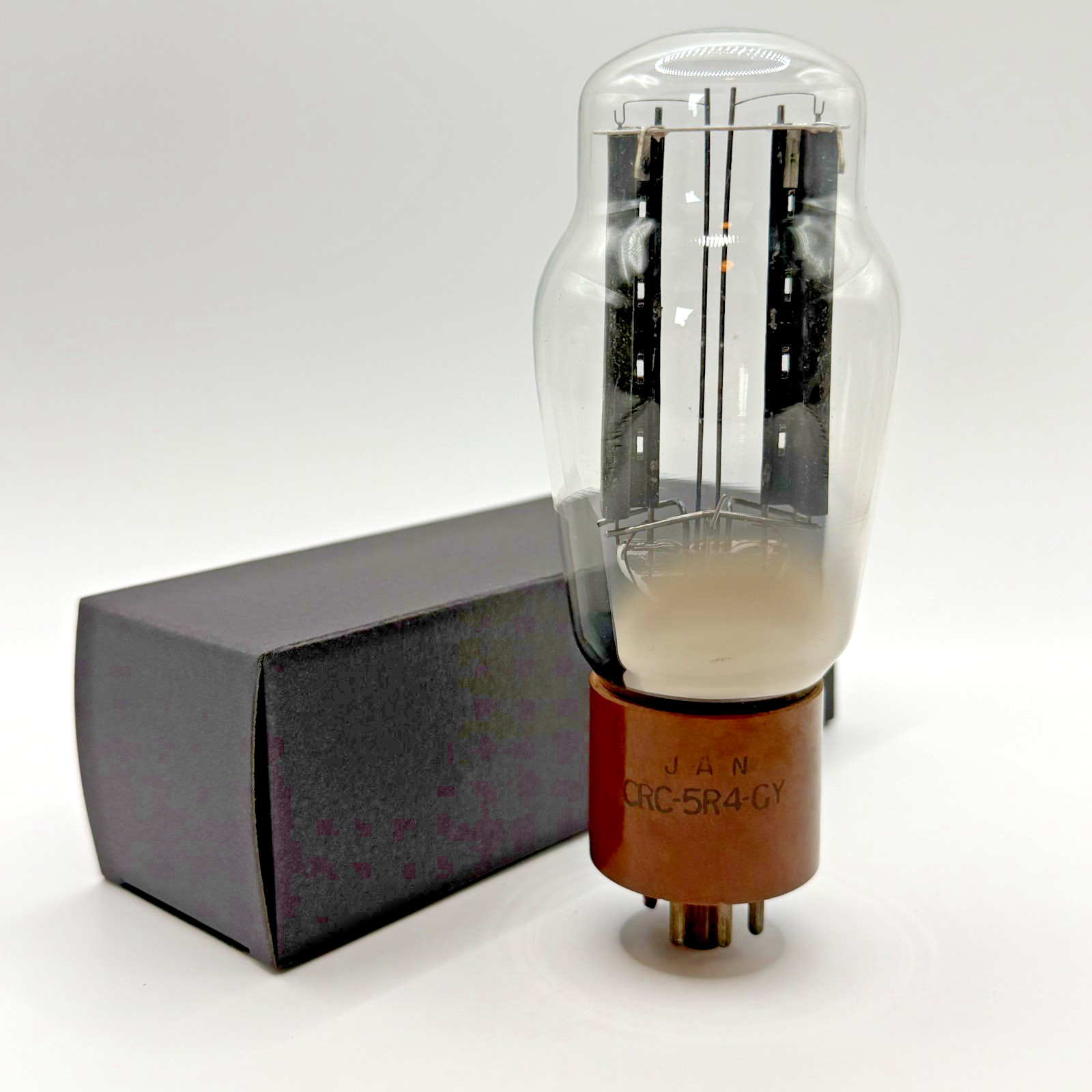 JAN RCA CRC 5R4GY CV717 full wave tube rectifier, NOS, square getter, strong