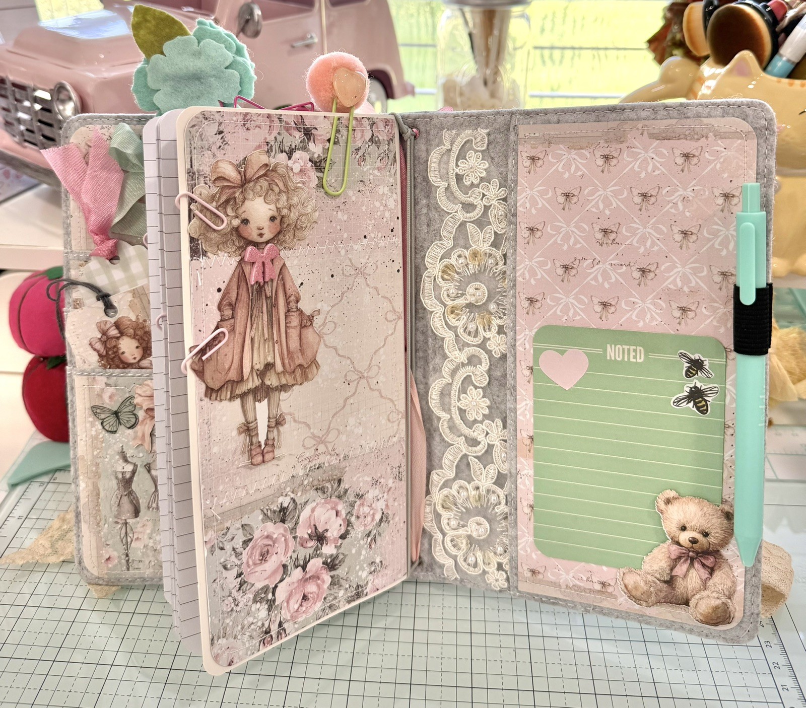 Handmade Scrapbook Junk Journal Mini Album