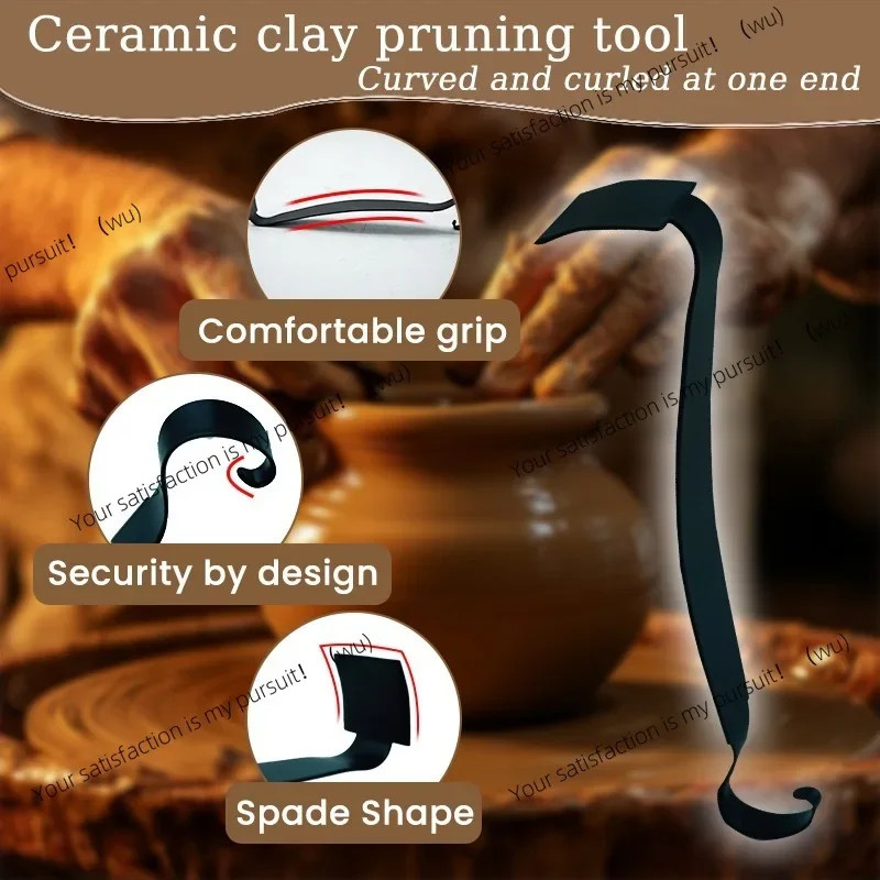 2pcs Ceramic Clay Trimming Tools Professional Pottery Carving Craft Tools