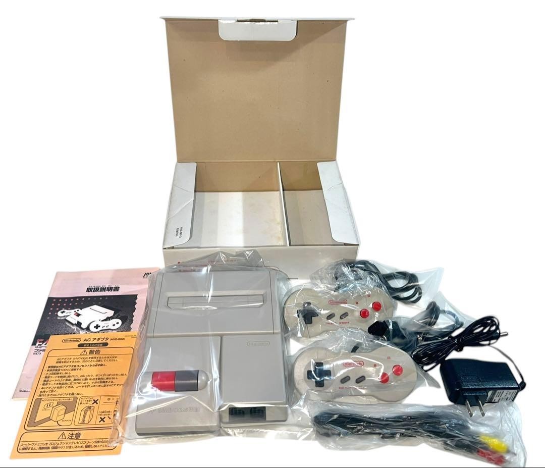 Family Computer Nintendo HVC-NFF Japan Tested Working BOX Instruction