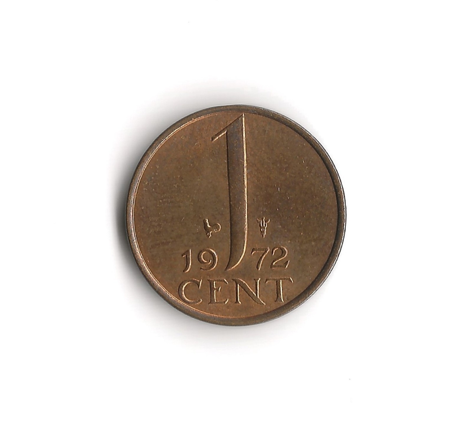 1972 Netherlands - 1 Cent - 849 - Bronze - 2g