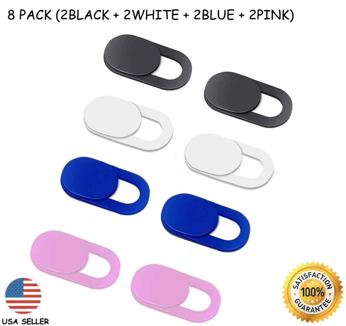 1~6 PACK Multi-Color WebCam Cover Slide Camera Privacy Security Protect Lot