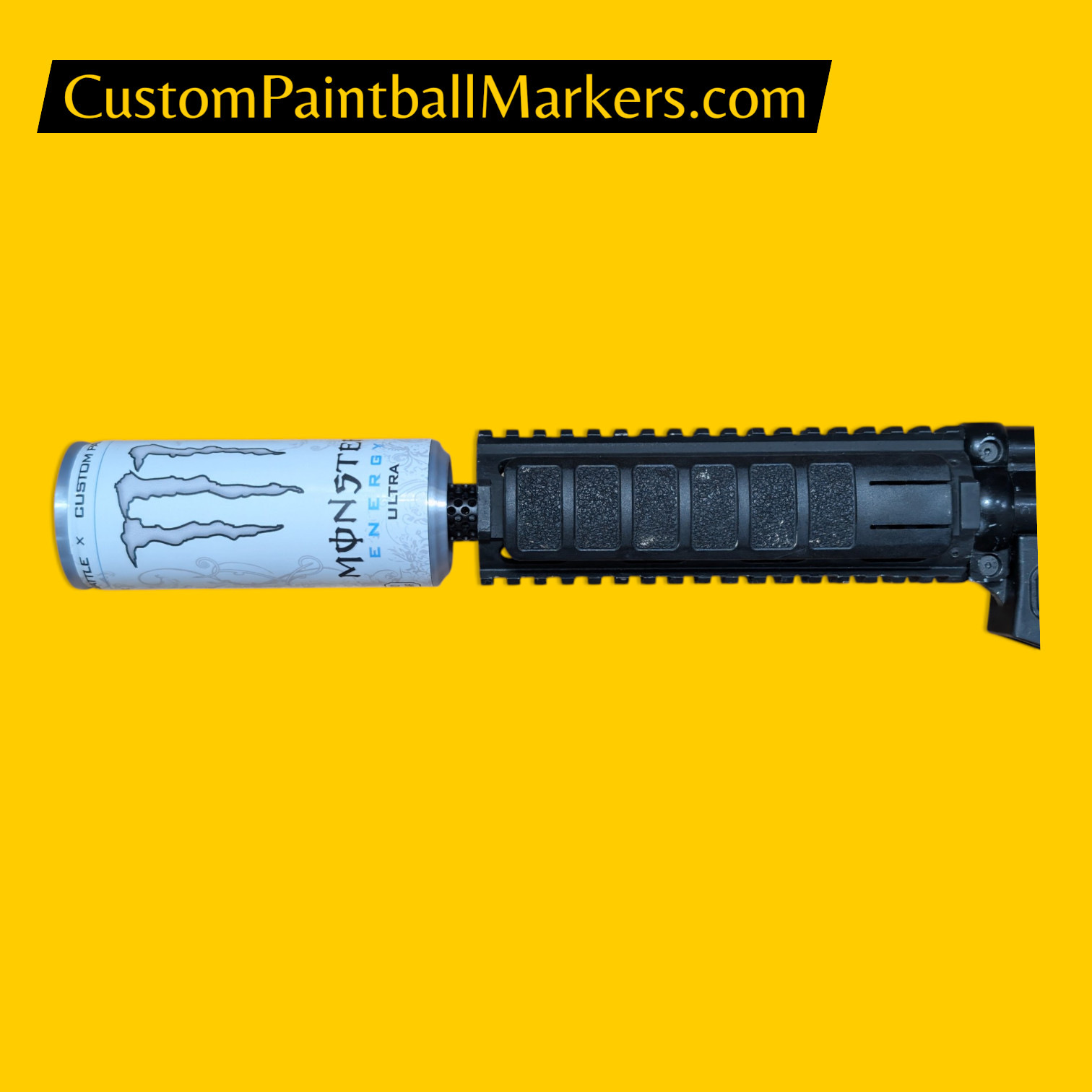 Tacamo Vortex AR-MP5SSD “White Monster” Custom Paintball Marker