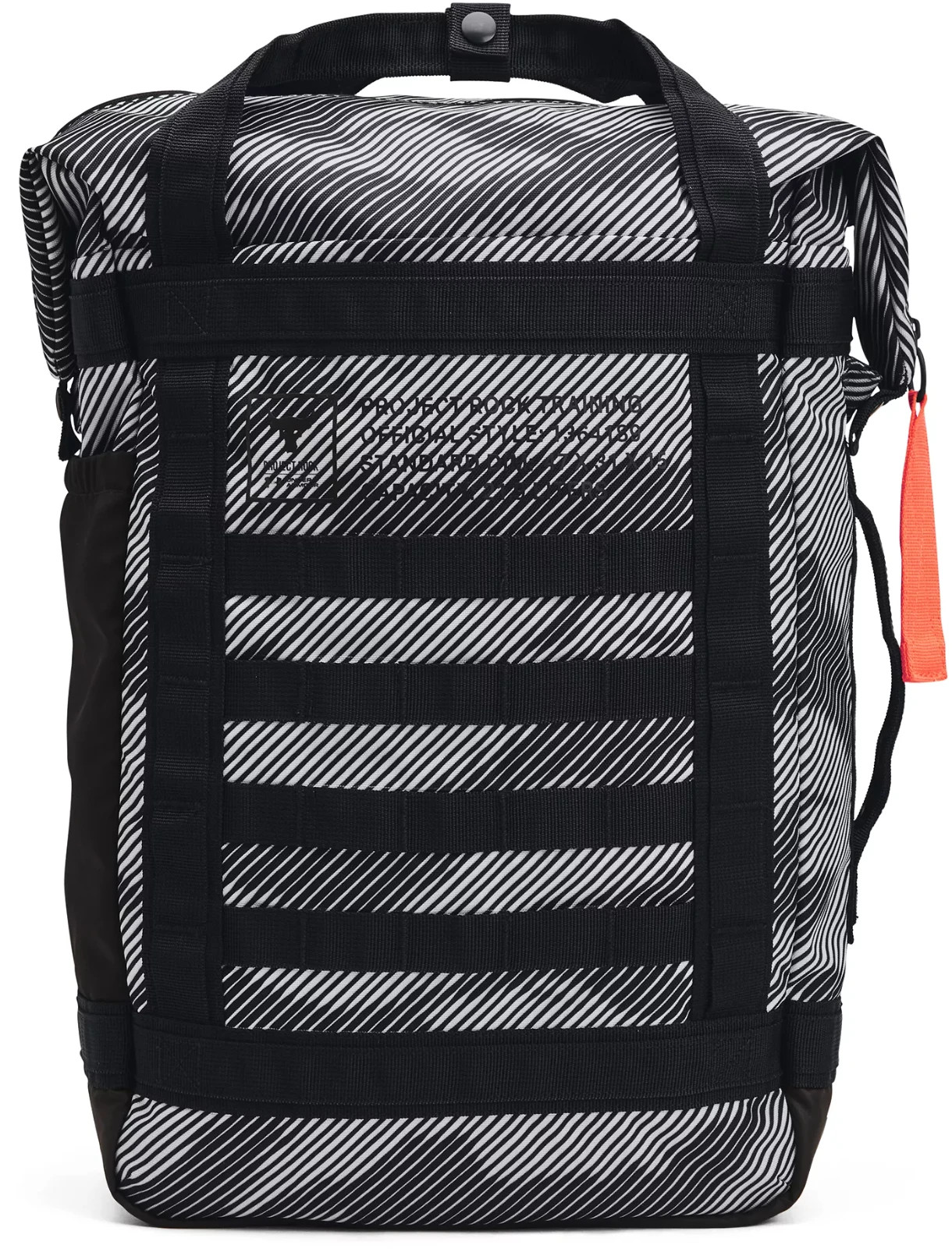 Under Armour UA UNISEX Project Rock Box Duffle Backpack BLACK GREY Bag NEW $90