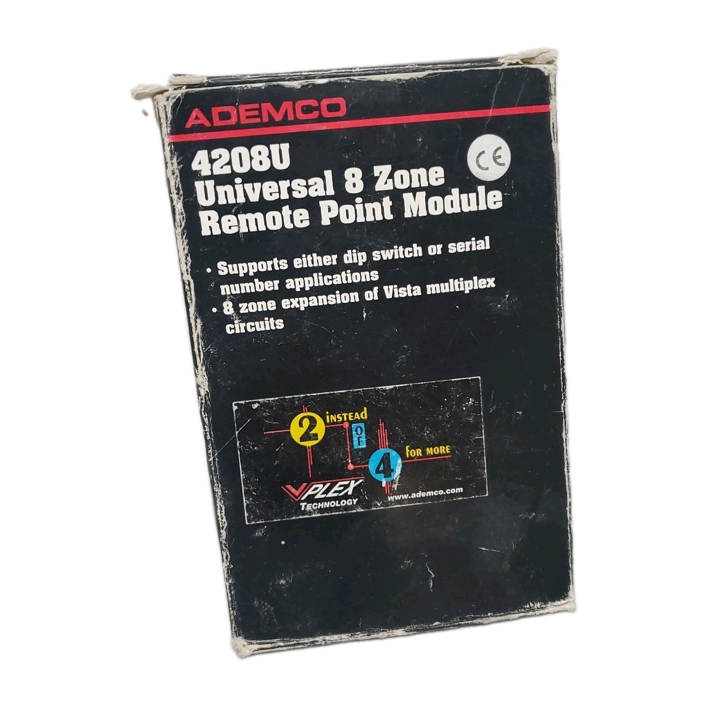 ADEMCO 4208U 8 Zone Remote Point Module, Dip Switch or Serial Number