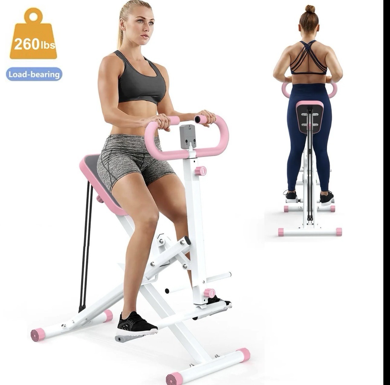 Squat Machine For Home, Assist Trainer For Glutes Workout Foldable