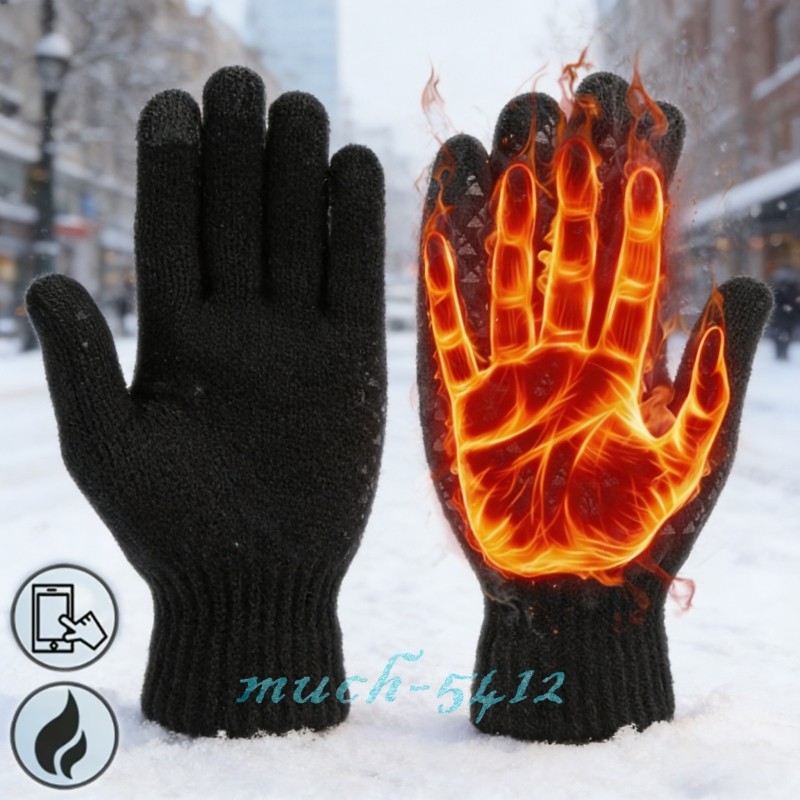 Guantes Deportivos de Otoño e Invierno Táctiles Cálidos y Modernos Hombres Mujer