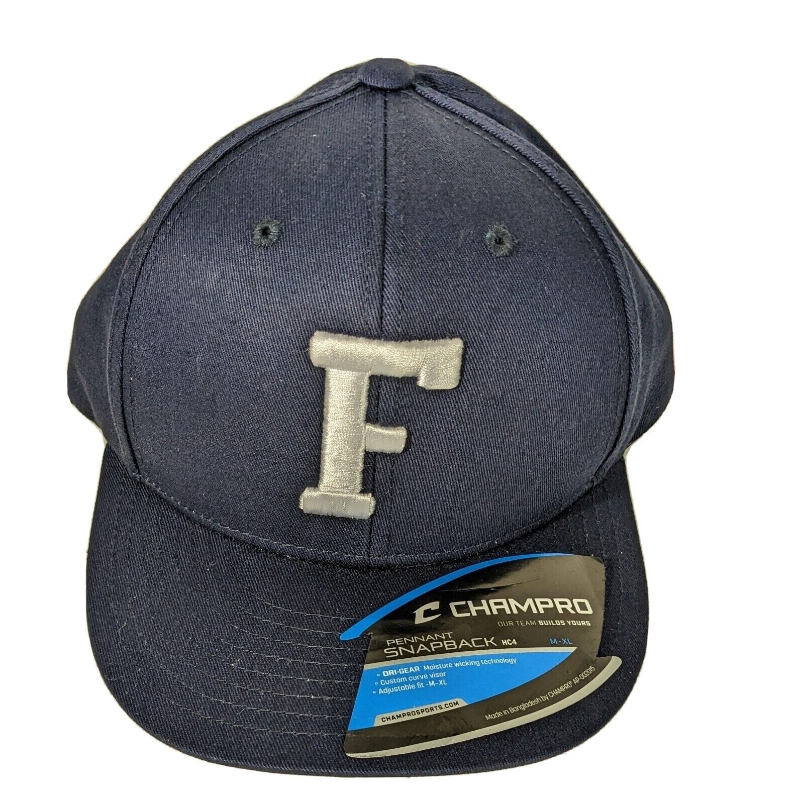 F Bomb Hat Navy Blue With Logo on Front Size Medium L XL