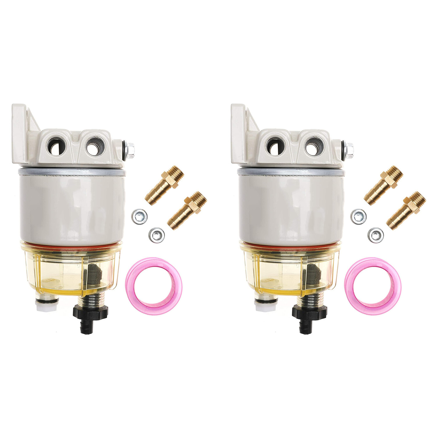 Diesel Fuel Filter / Water Separator Universal 120AT R12T Diesel 2 Set
