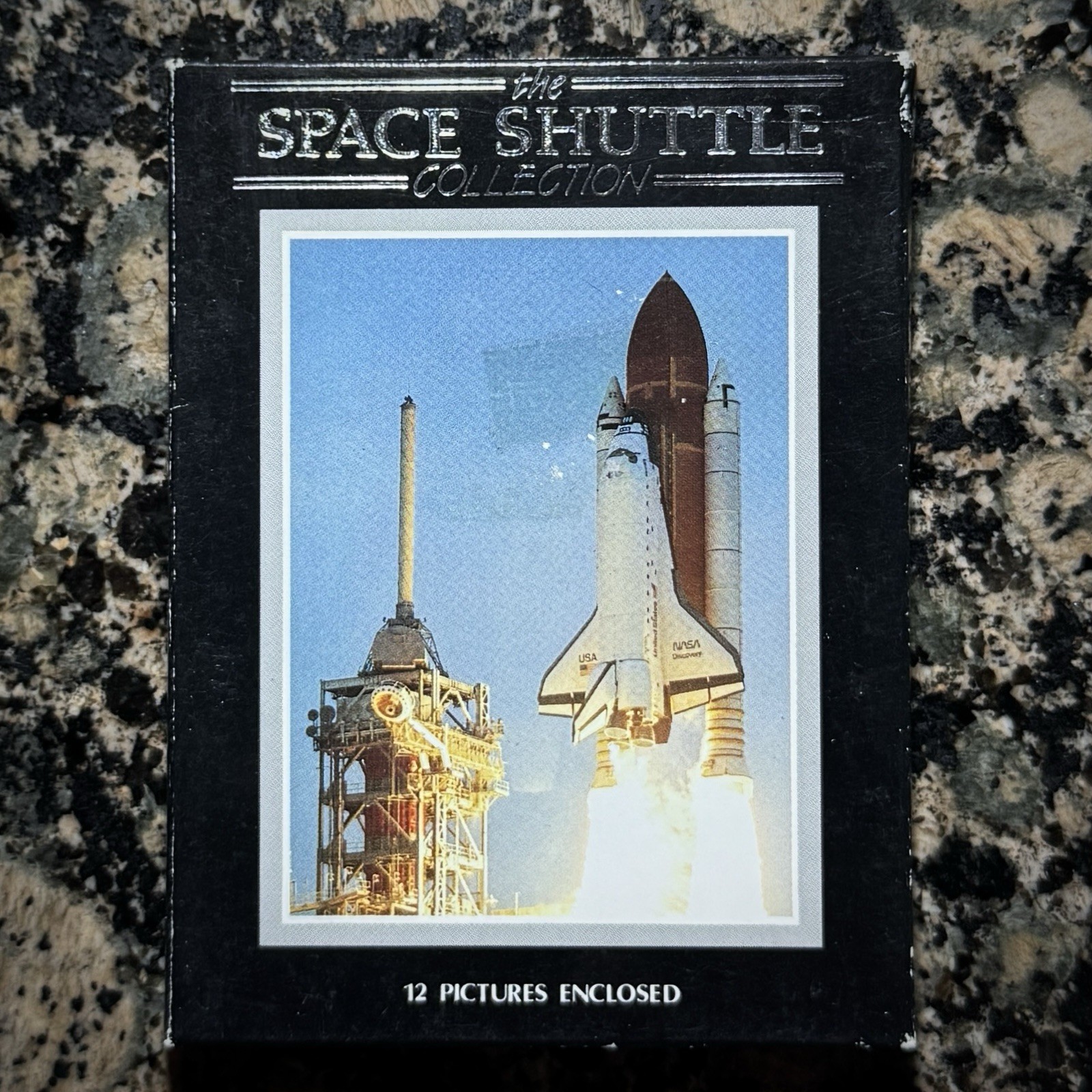 Vintage NASA Space Shuttle Collection 12 Mini Photos Trading Card Pictures RARE