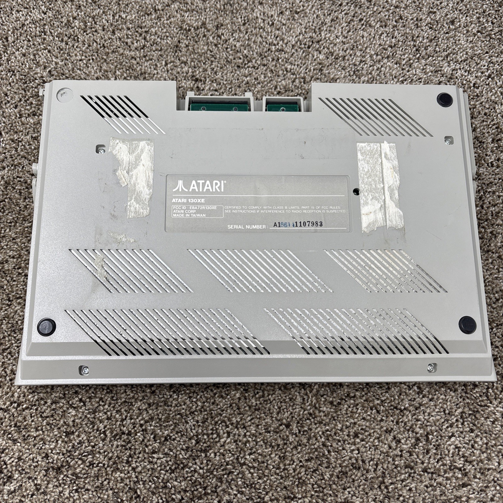 Atari XE 130xe Computer NTSC with Power Supply and RF cable - Tested