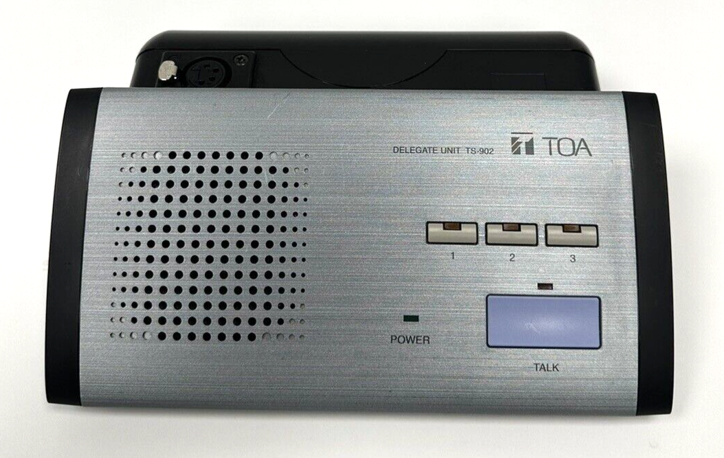 TOA TS-902Y Delegate Conference System (Cordless) with TS-904 Microphone