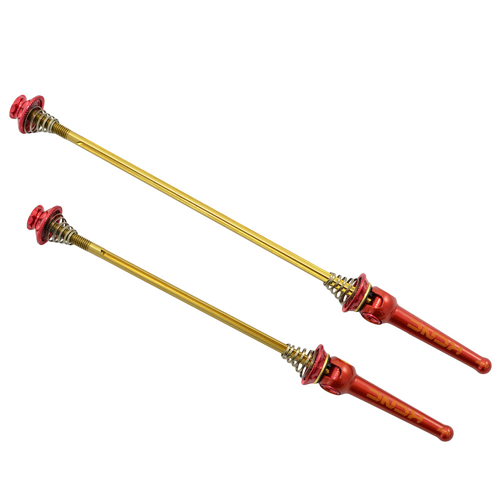 KCNC Grooving QR Road Titanium Axle Hub Skewer , Red