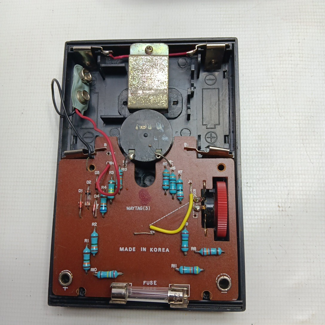 Volt-Watt Meter Current Electrical Tool Maytag No. 38559 W/case Japan Untested