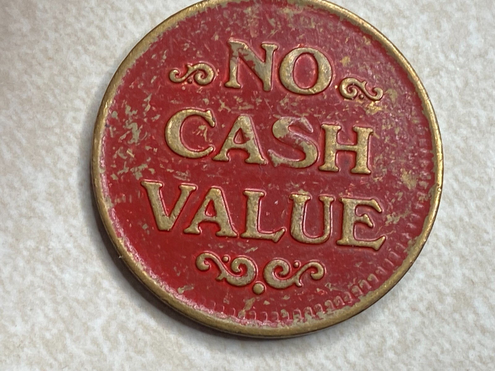 Wizard Red Arcade Game Token T7903