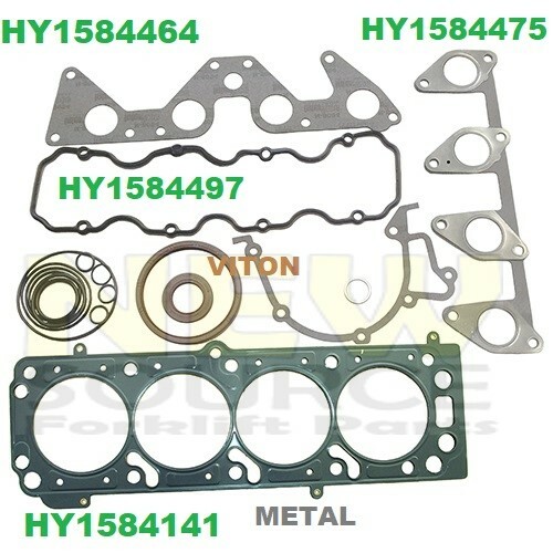 1584141 1584497 1584475 1584464 HYSTER  GM 2.4 L O/H GASKET SET JT148 TAIWAN UPS