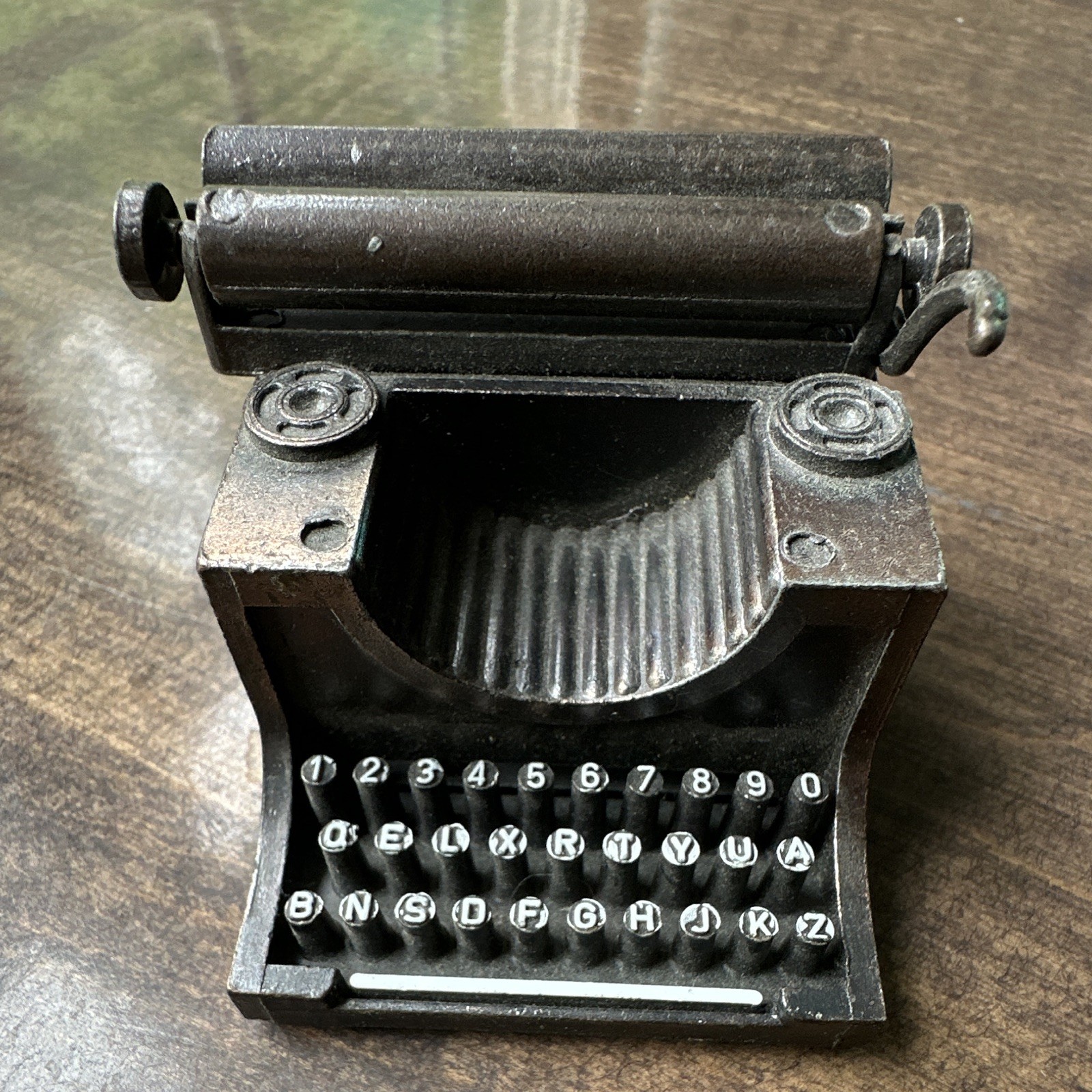 Metal Typewriter Desktop Pencil Sharpener w/ Alphabet & Number Dial, Hong Kong